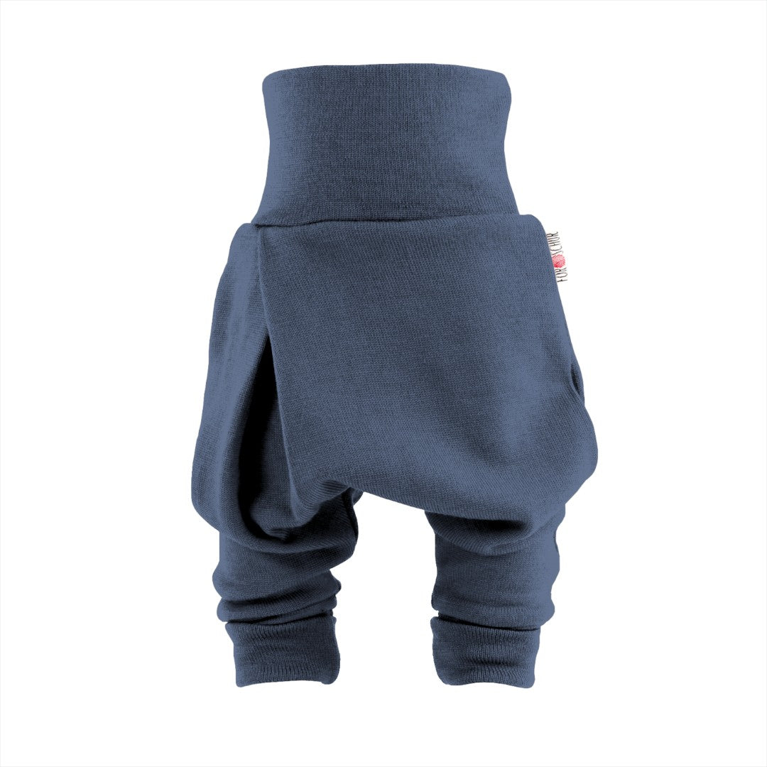 Upcycling Merino Mitwachshose Rauchblau - ForSchur