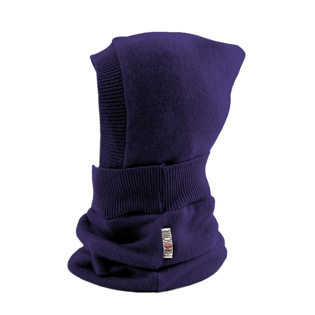 Kapuzenschal dunkle Heidelbeere - ForSchur