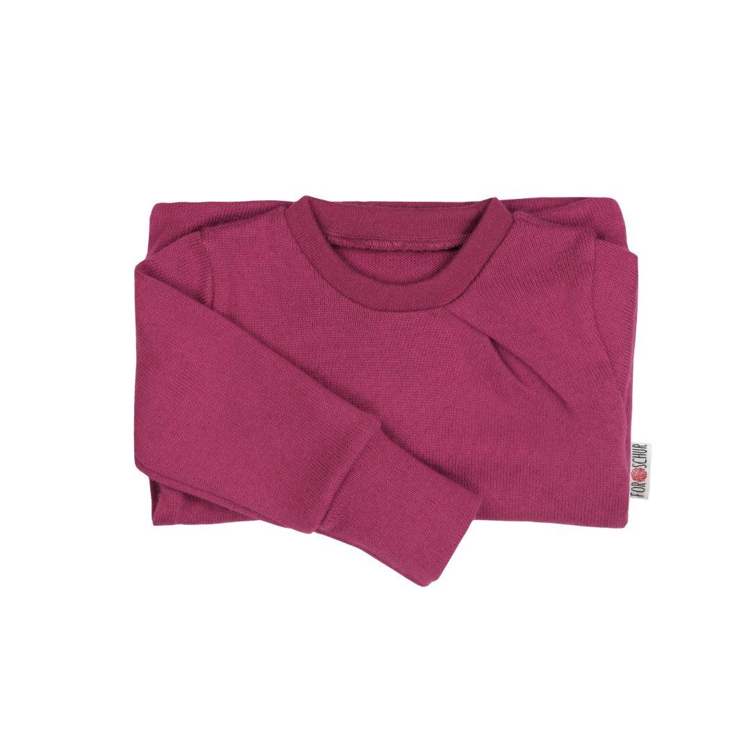 Kaschmirpullover mit der Falte Beere - ForSchur