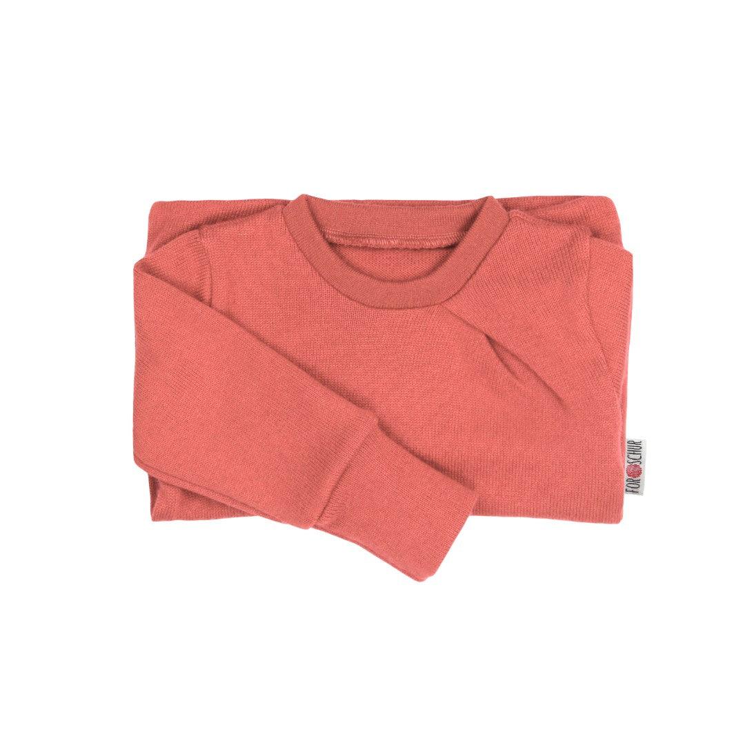 Kaschmirpullover mit der Falte Flamingo - ForSchur