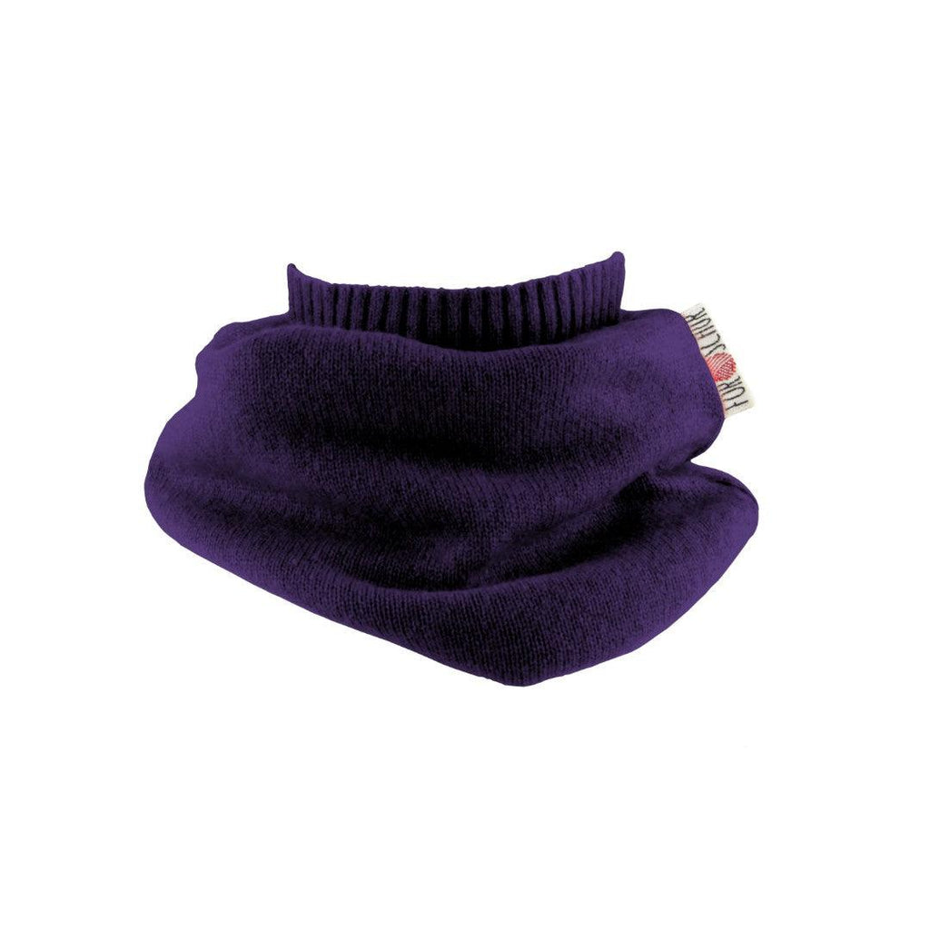 Schal mit der Falte Aubergine - ForSchur
