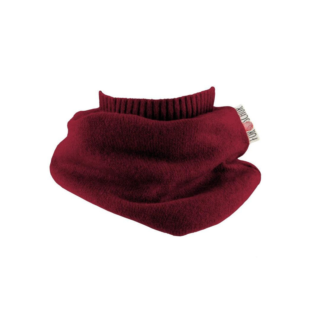 Schal mit der Falte Bordeaux - ForSchur