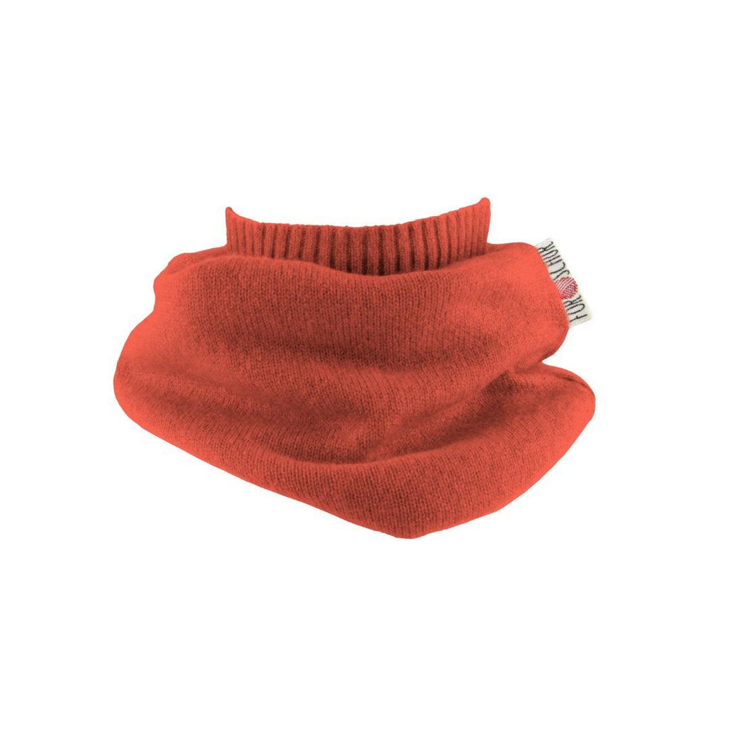 Schal mit der Falte dunkle Koralle - ForSchur