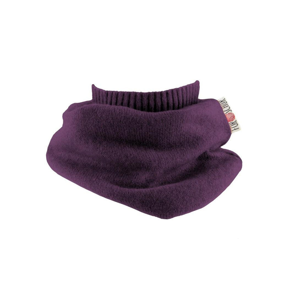 Schal mit der Falte Pflaume - ForSchur