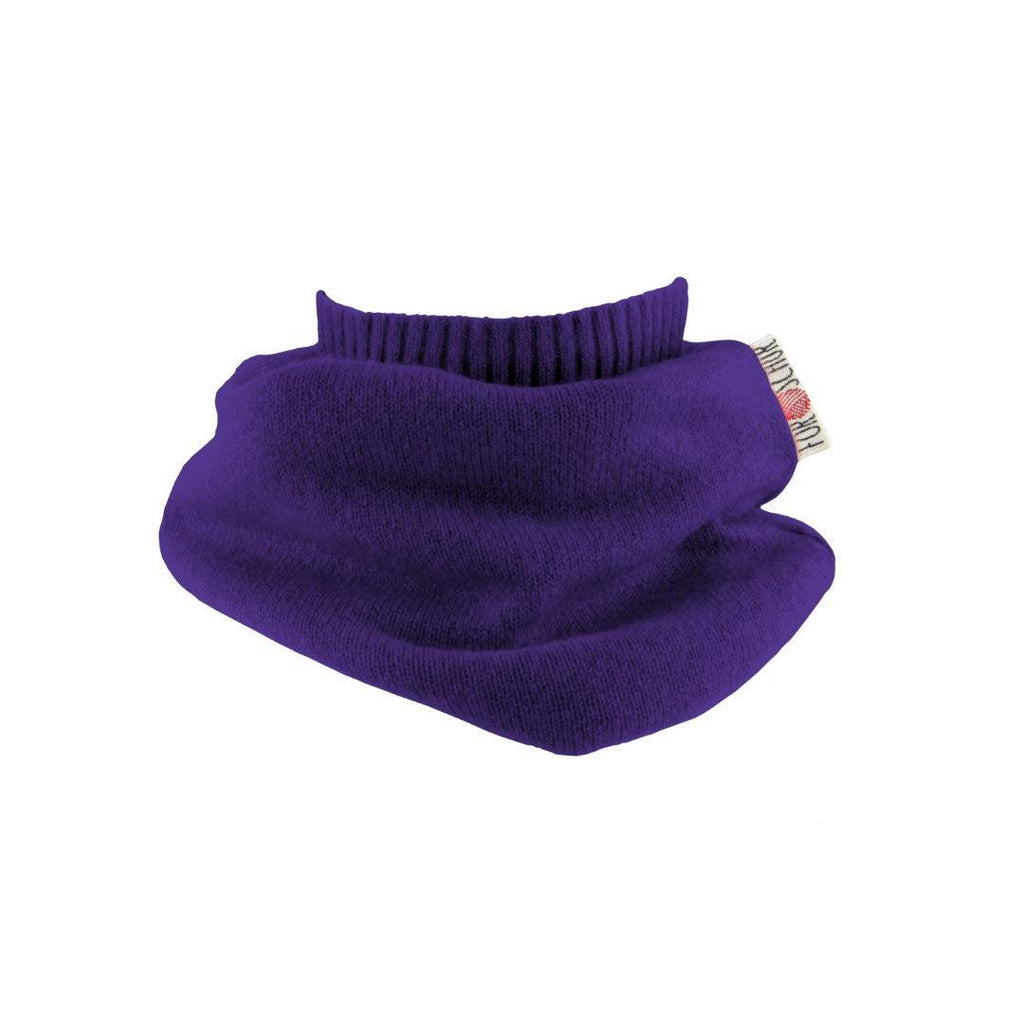 Schal mit der Falte dunkle Traube - ForSchur