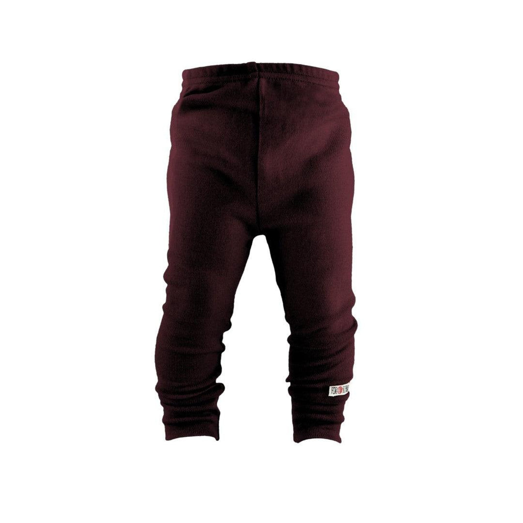 Upcycling Schmale Kaschmirhose dunkle Aubergine - ForSchur