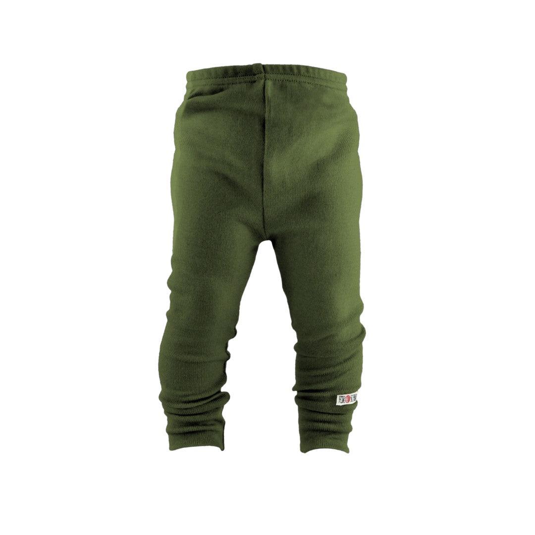 Schmale Kaschmirhose dunkle Olive - ForSchur