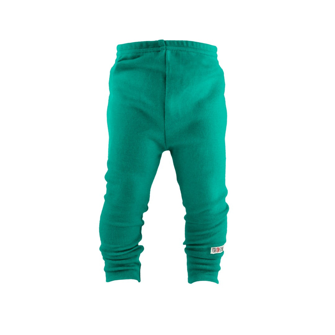 Kaschmir Schmale Kinder Hose Opal mit Teilungsnaht